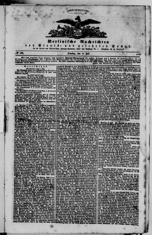 Berlinische Nachrichten von Staats- und gelehrten Sachen on Jul 2, 1850