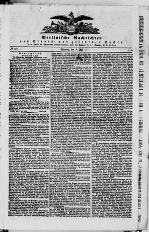Berlinische Nachrichten von Staats- und gelehrten Sachen vom 03.07.1850