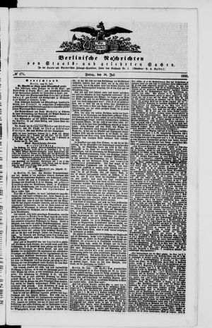 Berlinische Nachrichten von Staats- und gelehrten Sachen vom 26.07.1850