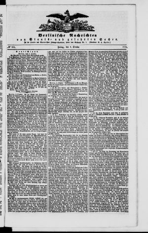 Berlinische Nachrichten von Staats- und gelehrten Sachen vom 04.10.1850