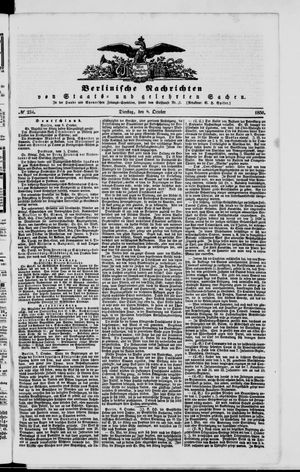 Berlinische Nachrichten von Staats- und gelehrten Sachen vom 08.10.1850