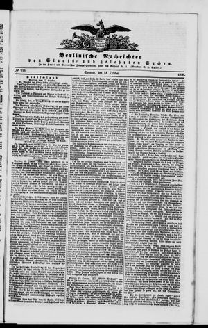 Berlinische Nachrichten von Staats- und gelehrten Sachen vom 13.10.1850