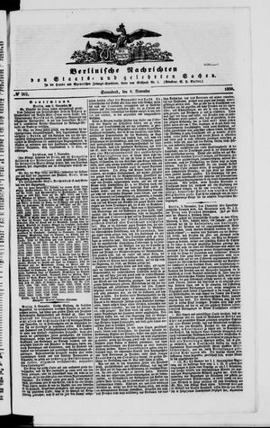 Berlinische Nachrichten von Staats- und gelehrten Sachen vom 09.11.1850