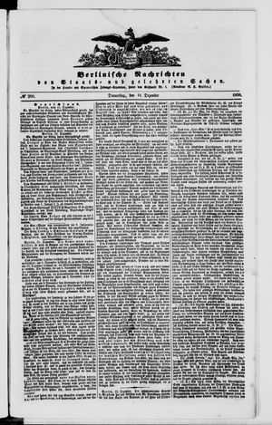 Berlinische Nachrichten von Staats- und gelehrten Sachen on Dec 12, 1850