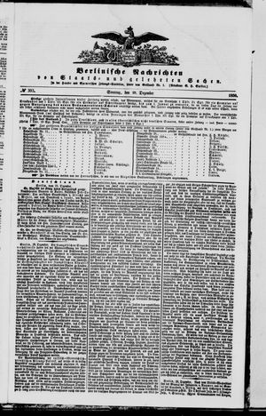 Berlinische Nachrichten von Staats- und gelehrten Sachen on Dec 29, 1850