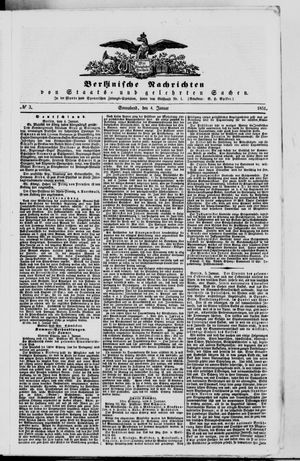 Berlinische Nachrichten von Staats- und gelehrten Sachen vom 04.01.1851