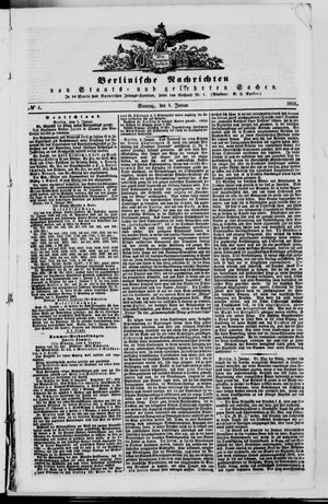 Berlinische Nachrichten von Staats- und gelehrten Sachen vom 05.01.1851