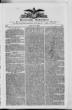 Berlinische Nachrichten von Staats- und gelehrten Sachen on Jan 10, 1851