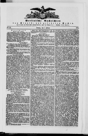 Berlinische Nachrichten von Staats- und gelehrten Sachen vom 04.02.1851