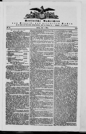 Berlinische Nachrichten von Staats- und gelehrten Sachen vom 07.03.1851