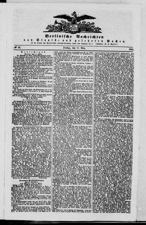 Berlinische Nachrichten von Staats- und gelehrten Sachen vom 11.03.1851