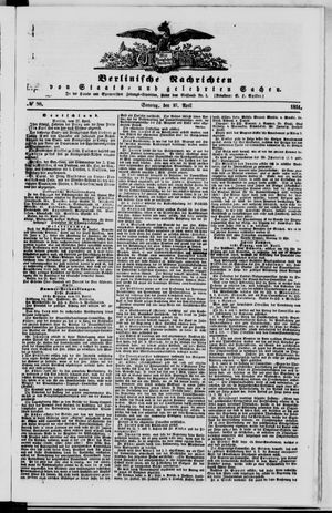 Berlinische Nachrichten von Staats- und gelehrten Sachen vom 27.04.1851