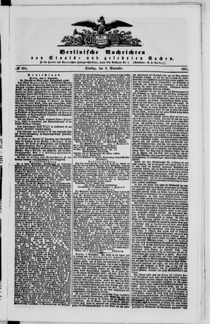 Berlinische Nachrichten von Staats- und gelehrten Sachen vom 02.09.1851