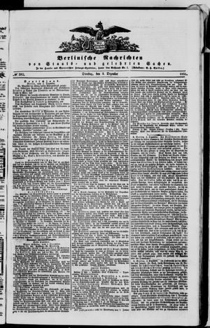 Berlinische Nachrichten von Staats- und gelehrten Sachen vom 02.12.1851
