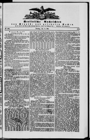 Berlinische Nachrichten von Staats- und gelehrten Sachen vom 11.05.1852
