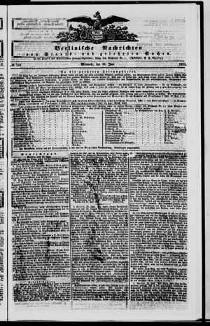 Berlinische Nachrichten von Staats- und gelehrten Sachen vom 23.06.1852
