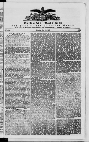 Berlinische Nachrichten von Staats- und gelehrten Sachen vom 27.07.1852