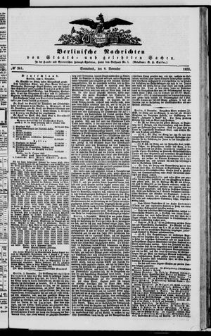 Berlinische Nachrichten von Staats- und gelehrten Sachen vom 06.11.1852
