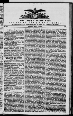 Berlinische Nachrichten von Staats- und gelehrten Sachen on Dec 2, 1852