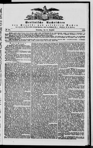 Berlinische Nachrichten von Staats- und gelehrten Sachen on Dec 30, 1852