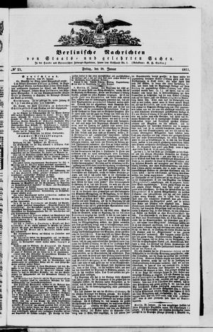 Berlinische Nachrichten von Staats- und gelehrten Sachen vom 28.01.1853