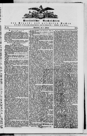 Berlinische Nachrichten von Staats- und gelehrten Sachen vom 05.02.1853