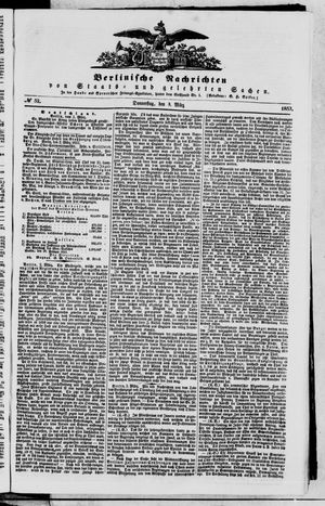 Berlinische Nachrichten von Staats- und gelehrten Sachen on Mar 3, 1853