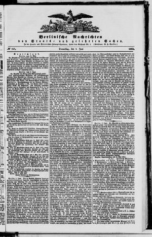 Berlinische Nachrichten von Staats- und gelehrten Sachen on Jun 2, 1853