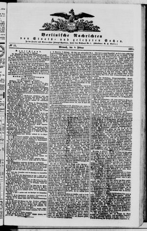 Berlinische Nachrichten von Staats- und gelehrten Sachen vom 08.02.1854
