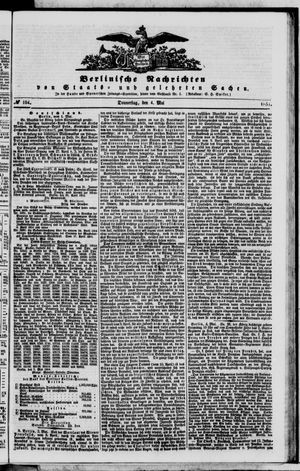Berlinische Nachrichten von Staats- und gelehrten Sachen vom 04.05.1854