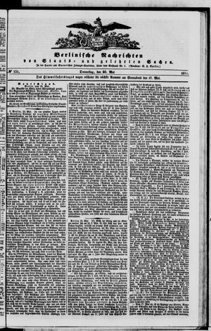 Berlinische Nachrichten von Staats- und gelehrten Sachen on May 25, 1854