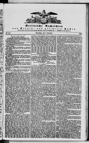 Berlinische Nachrichten von Staats- und gelehrten Sachen vom 02.11.1854