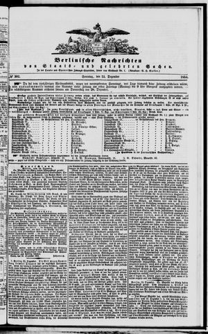 Berlinische Nachrichten von Staats- und gelehrten Sachen vom 24.12.1854