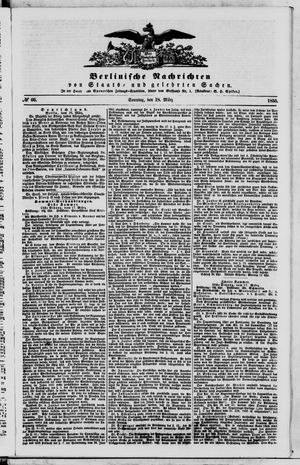 Berlinische Nachrichten von Staats- und gelehrten Sachen on Mar 18, 1855