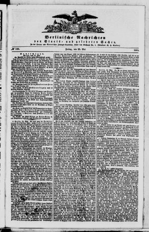 Berlinische Nachrichten von Staats- und gelehrten Sachen vom 25.05.1855