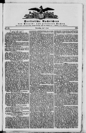 Berlinische Nachrichten von Staats- und gelehrten Sachen vom 07.06.1855