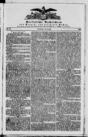 Berlinische Nachrichten von Staats- und gelehrten Sachen vom 09.06.1855