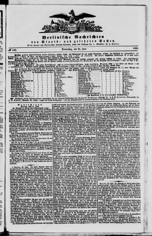 Berlinische Nachrichten von Staats- und gelehrten Sachen on Jun 21, 1855