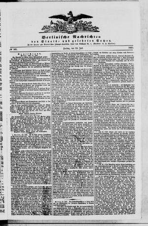 Berlinische Nachrichten von Staats- und gelehrten Sachen vom 13.07.1855