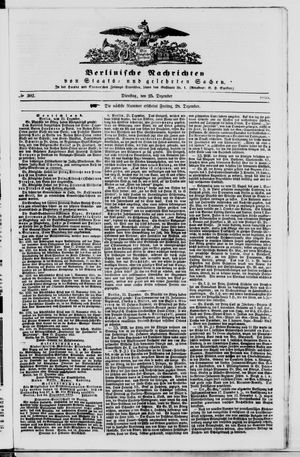 Berlinische Nachrichten von Staats- und gelehrten Sachen vom 25.12.1855