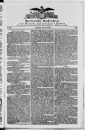 Berlinische Nachrichten von Staats- und gelehrten Sachen on Dec 29, 1855