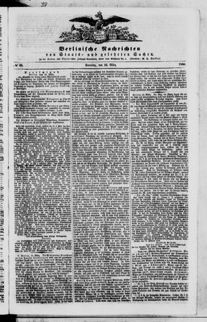 Berlinische Nachrichten von Staats- und gelehrten Sachen vom 16.03.1856