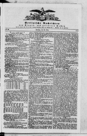 Berlinische Nachrichten von Staats- und gelehrten Sachen vom 18.03.1856