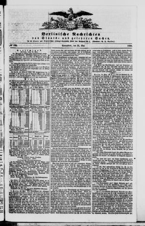 Berlinische Nachrichten von Staats- und gelehrten Sachen vom 31.05.1856