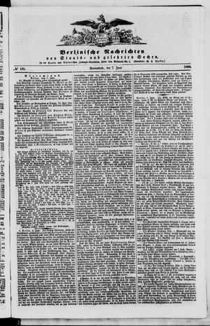 Berlinische Nachrichten von Staats- und gelehrten Sachen vom 07.06.1856