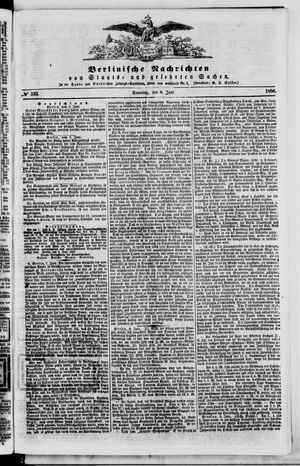 Berlinische Nachrichten von Staats- und gelehrten Sachen vom 08.06.1856