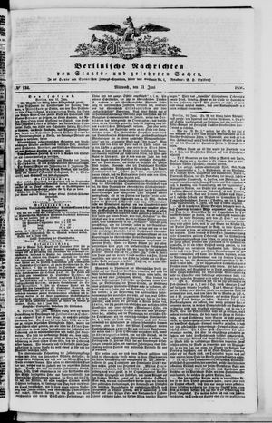 Berlinische Nachrichten von Staats- und gelehrten Sachen on Jun 11, 1856