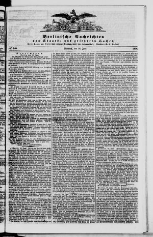 Berlinische Nachrichten von Staats- und gelehrten Sachen vom 18.06.1856