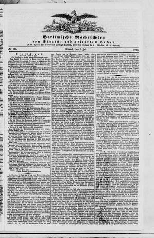 Berlinische Nachrichten von Staats- und gelehrten Sachen vom 02.07.1856