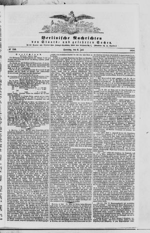 Berlinische Nachrichten von Staats- und gelehrten Sachen vom 06.07.1856
